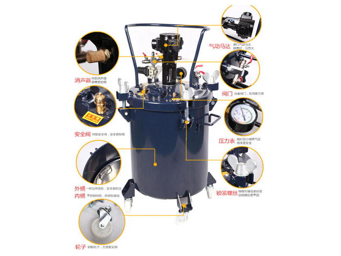 Function of pressure barrel accessories